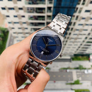  Shop Authentic Tissot Chemin Des Tourelles Powermatic 80 Blue Dial Silver Steel Strap Watch for Men - T099.407.11.048.00 - Luxxuri