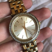  Shop Authentic Michael Kors Darci Gold Dial Gold Steel Strap Watch for Women - MK3365 - Luxxuri