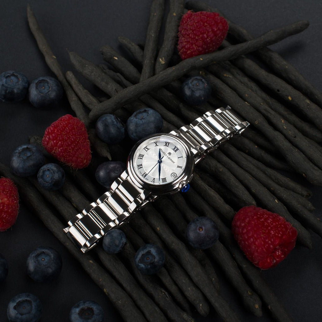  Shop Authentic Maurice Lacroix Fiaba Silver Dial Silver Steel Strap Watch for Women - FA1004-SS002-110-1 - Luxxuri