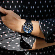  Shop Authentic Seiko 5 Sports Automatic Blue Dial Black NATO Strap Watch for Men - SBSA098 - Luxxuri
