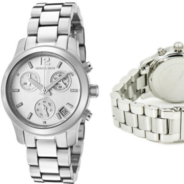  Shop Authentic Michael Kors Runway Silver Dial Silver Steel Strap Watch for Women - MK5428 - Luxxuri