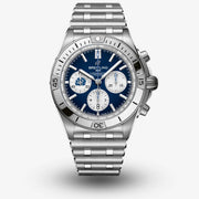  Shop Authentic Breitling Chronomat B01 42 Six Nations Scotland Blue Dial Silver Steel Strap Watch for Men - AB0134A51C1A1 - Luxxuri