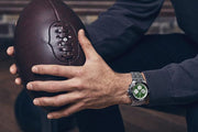 Shop Authentic Breitling Chronomat B01 42 Six Nations Ireland Green Dial Silver Steel Strap Watch for Men - AB0134A91L1A1 - Luxxuri