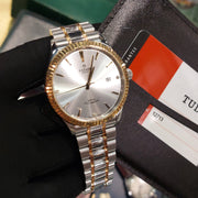  Shop Authentic Tudor Style Automatic Silver Dial Two Tone Steel Strap Watch for Men - M12713-0003 - Luxxuri