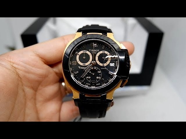  Shop Authentic Tissot T Race Chronograph Automatic Black Dial Black Rubber Strap Watch for Men - T048.417.27.057.06 - Luxxuri