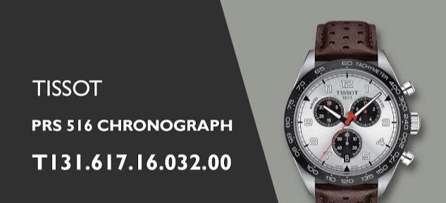  Shop Authentic Tissot T Sport PRS 516 Chronograph Silver Dial Brown Leather Strap Watch for Men - T131.617.16.032.00 - Luxxuri