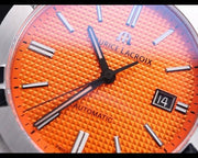  Shop Authentic Maurice Lacroix Aikon Automatic Date Orange Dial Silver Steel Strap Watch For Men - AI6008-SS00F-530-E - Luxxuri