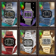  Shop Authentic Fossil Retro Digital Silver Dial Silver Steel Strap Watch for Men - FS5844 - Luxxuri