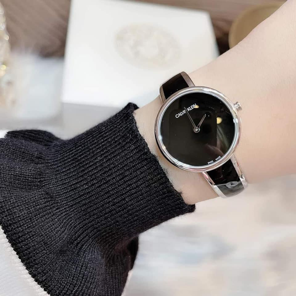  Shop Authentic Calvin Klein Seduce Black Dial Two Tone Steel Strap Watch for Women - K4E2N111 - Luxxuri