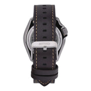  Shop Authentic Seiko 5 Sports SKX GMT Automatic Mocha Black Dial Brown Leather Strap Watch For Men - SSK036K1 - Luxxuri