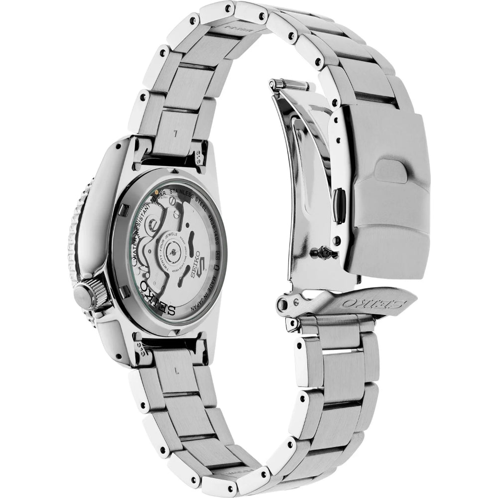  Shop Authentic Seiko 5 Sports SKX Automatic Cream Dial Silver Steel Strap Watch For Men - SRPK31K1 - Luxxuri