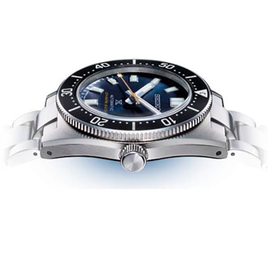  Shop Authentic Seiko Prospex Automatic 1965 Dive 55th Anniversary Limited Edtion Blue Dial Silver Steel Strap Watch For Men - SPB149J1 - Luxxuri