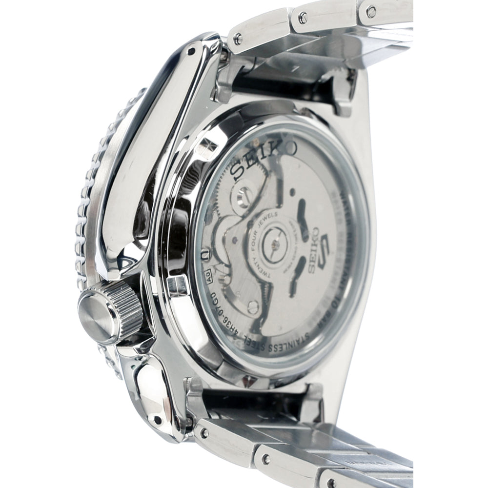  Shop Authentic Seiko 5 Sports Automatic Analog Green Dial Silver Steel Strap Watch For Men - SRPD63K1 - Luxxuri