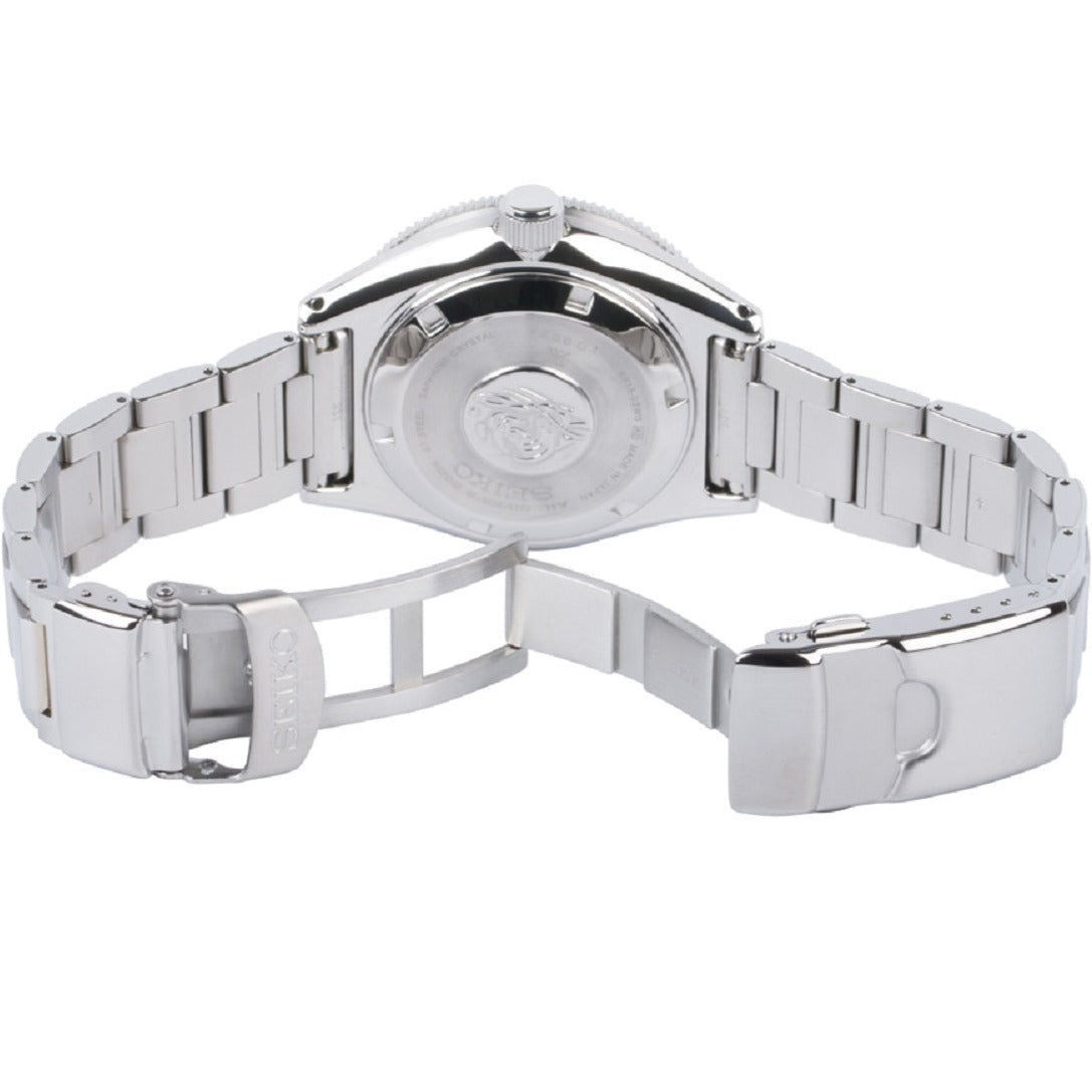  Shop Authentic Seiko Prospex Automatic Diver Black Dial Silver Steel Strap Watch For Men - SPB051J1 - Luxxuri