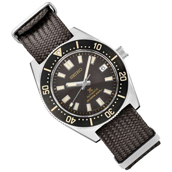  Shop Authentic Seiko Prospex 1965 Diver’s Re-Interpretation Automatic Black Dial Brown NATO Strap Watch For Men - SPB239J1 - Luxxuri