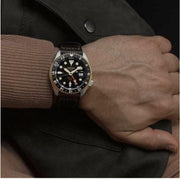  Shop Authentic Seiko 5 Sports SKX GMT Automatic Mocha Black Dial Brown Leather Strap Watch For Men - SSK036K1 - Luxxuri