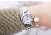  Shop Authentic Citizen Eco Drive Silver Stainless Steel Strap Watch For Women - EM0331-52 - Luxxuri