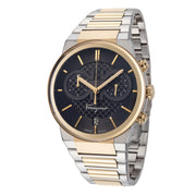  Shop Authentic Salvatore Ferragamo Sapphire Chrono Blue Dial Two Tone Steel Strap Watch for Men - SFME00521 - Luxxuri