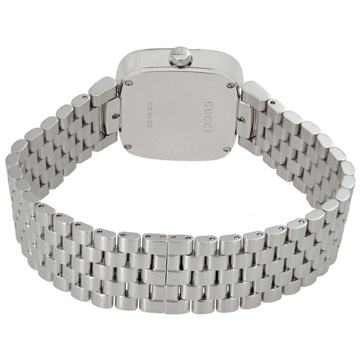  Shop Authentic Gucci G-Gucci Brown Dial Silver Steel Strap Watch For Women - YA125413 - Luxxuri