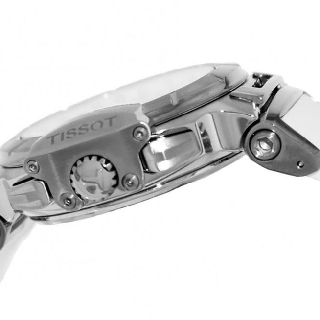  Shop Authentic Tissot T Race Lady Chronograph White Dial White Rubber Strap Watch for Women - T048.217.17.017.00 - Luxxuri