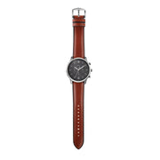 Shop Authentic Fossil Neutra Chronograph Grey Dial Brown Leather Strap Watch for Men - FS5512 - Luxxuri