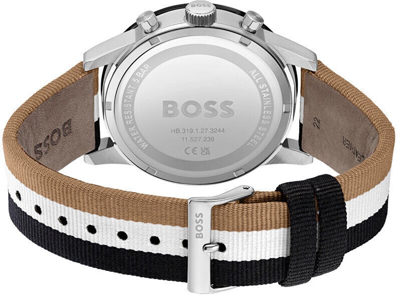  Shop Authentic Hugo Boss Allure Chronograph Black Dial Multicolor Nylon Strap Watch for Men - 1513963 - Luxxuri