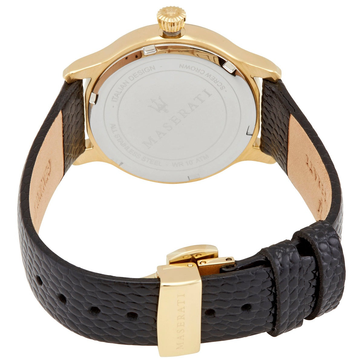  Shop Authentic Maserati Epoca Black Dial Black Leather Strap Watch For Women - R8851118501 - Luxxuri