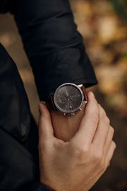  Shop Authentic Tommy Hilfiger Daniel Grey Dial Brown Leather Strap Watch for Men - 1710416 - Luxxuri