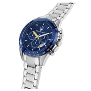  Shop Authentic Maserati Traguardo Chronograph Modena Edition Blue Dial Silver Steel Strap Watch For Men - R8871612039 - Luxxuri