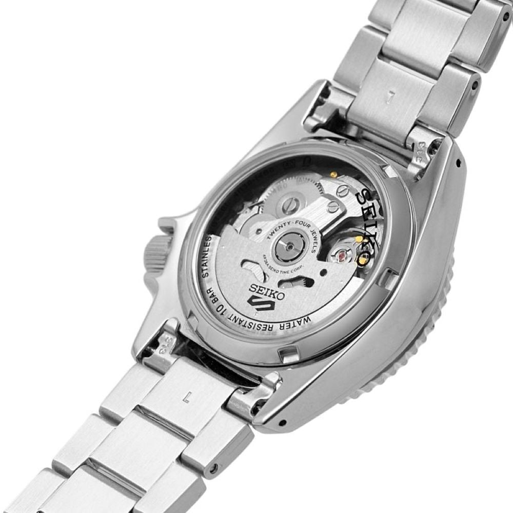  Shop Authentic Seiko 5 Sports SKX Automatic Cream Dial Silver Steel Strap Watch For Men - SRPK31K1 - Luxxuri