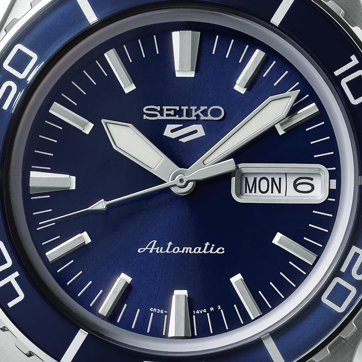  Shop Authentic Seiko 5 Sports Automatic Blue Dial Silver Steel Strap Watch for Men - SRPK97K1 - Luxxuri