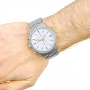  Shop Authentic Fossil Townsman White Dial Silver Steel Strap Watch for Men - FS5346 - Luxxuri