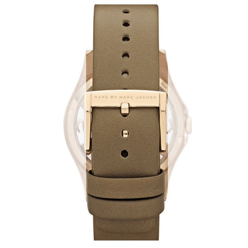  Shop Authentic Marc Jacobs Amy Grey Dial Grey Leather Strap Watch for Women - MBM1153 - Luxxuri
