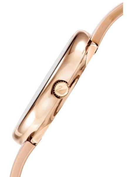  Shop Authentic Swarovski Crystalline Bracelet White Dial Rose Gold Steel Strap Watch for Women - 5269250 - Luxxuri