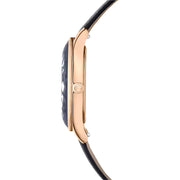  Shop Authentic Swarovski Octea Nova Black Dial Black Leather Strap Watch for Women - 5650033 - Luxxuri