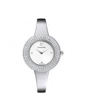  Shop Authentic Swarovski Crystal Rose Silver Dial Silver Steel Strap Watch for Women - 5483853 - Luxxuri