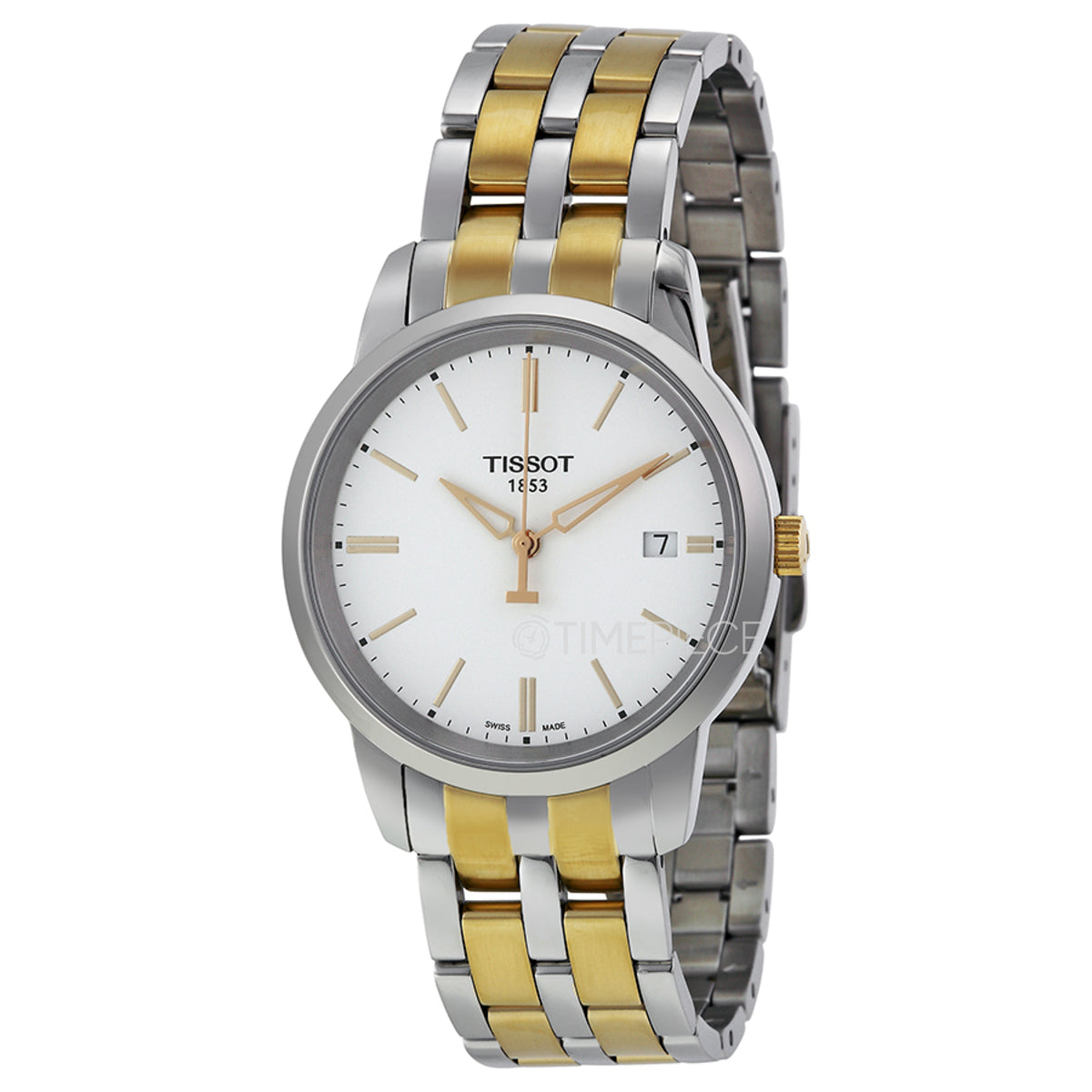  Shop Authentic Tissot T Classic Dream White Dial Two Tone Steel Strap Watch for Men - T033.410.22.011.01 - Luxxuri