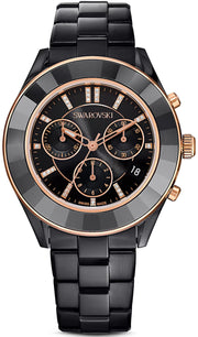  Shop Authentic Swarovski Octea Lux Sport Black Dial Black Steel Strap Unisex Watch - 5610472 - Luxxuri