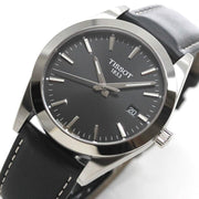  Shop Authentic Tissot Gentleman Black Dial Black Leather Strap Watch For Men - T127.410.16.051.00 - Luxxuri