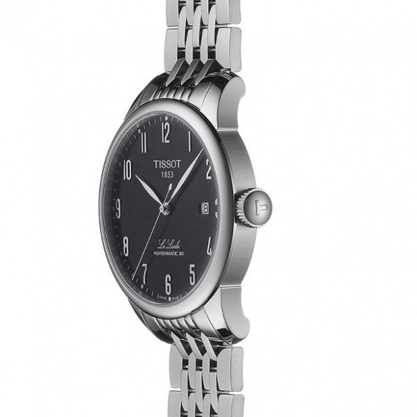  Shop Authentic Tissot Le Locle Powermatic 80 Black Dial Silver Steel Strap Watch For Men - T006.407.11.052.00 - Luxxuri