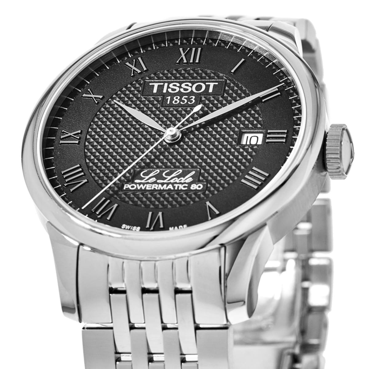  Shop Authentic Tissot Le Locle Powermatic 80 Black Dial Silver Steel Strap Watch For Men - T006.407.11.053.00 - Luxxuri