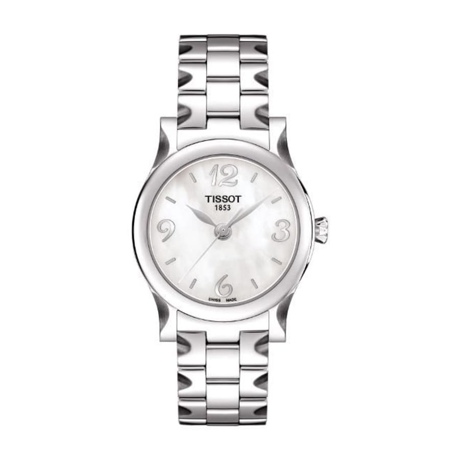  Shop Authentic Tissot Stylis-T Mother of Pearl Dial Watch For Women - T028.210.11.117.02 - Luxxuri