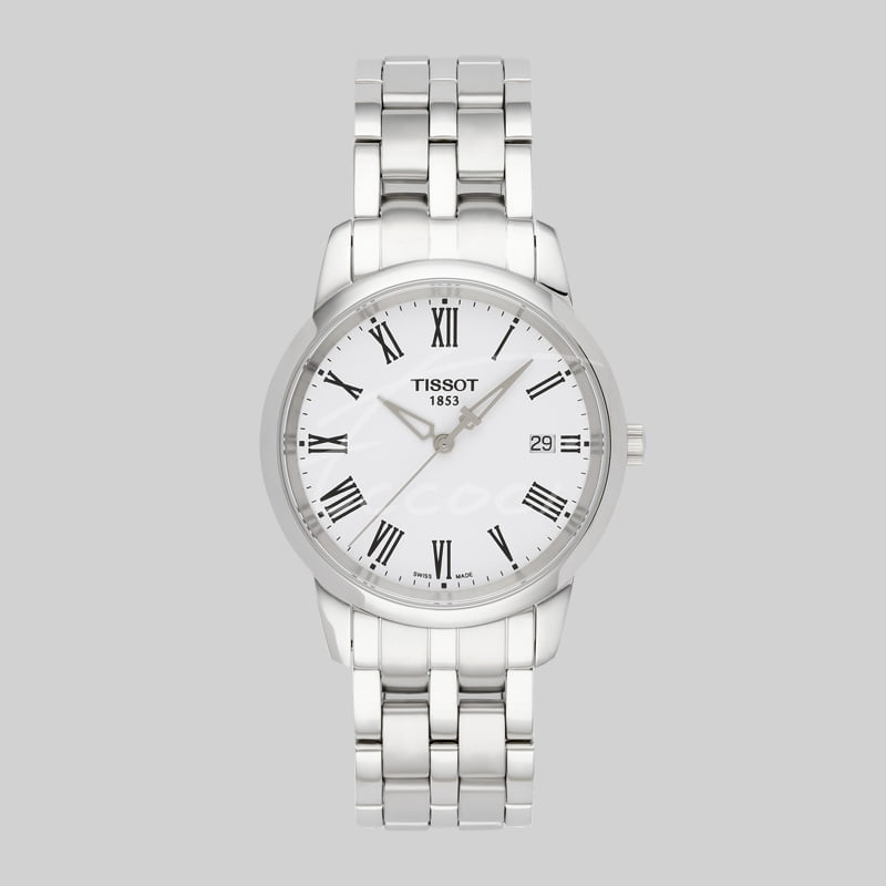  Shop Authentic Tissot T Classic Dream White Dial Silver Steel Strap Watch for Men - T033.410.11.013.01 - Luxxuri