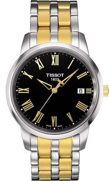  Shop Authentic Tissot T Classic Dream Black Dial Two Tone Steel Strap Watch for Men - T033.410.22.053.01 - Luxxuri