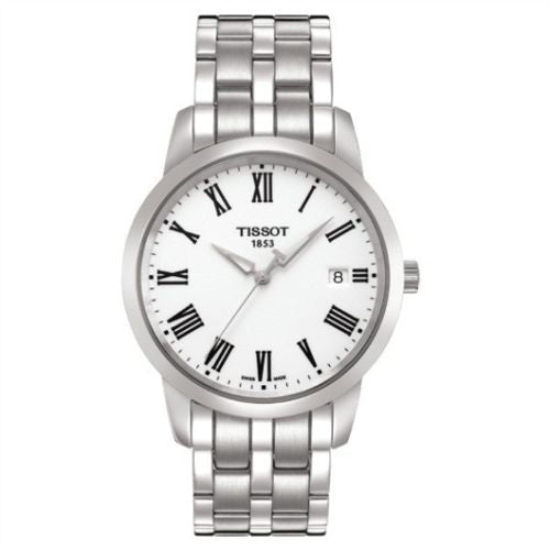  Shop Authentic Tissot T Classic Dream White Dial Silver Steel Strap Watch for Men - T033.410.11.013.01 - Luxxuri