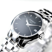  Shop Authentic Tissot T Trend Couturier Lady Black Dial Silver Steel Strap Watch For Women - T035.210.11.051.00 - Luxxuri