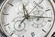  Shop Authentic Tissot Couturier Chronograph White Dial Brown Leather Strap Watch For Men - T035.617.16.031.00 - Luxxuri