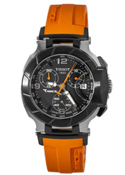  Shop Authentic Tissot T Race Chronograph Black Dial Orange Rubber Strap Watch for Women - T048.217.27.057.00 - Luxxuri