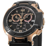  Shop Authentic Tissot T Race Chronograph Automatic Black Dial Black Rubber Strap Watch for Men - T048.417.27.057.06 - Luxxuri