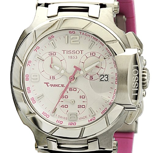  Shop Authentic Tissot T Race Chronograph White Dial Pink Rubber Strap Watch for Women - T048.217.17.017.01 - Luxxuri